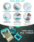 Silicone Cup Cradle for Tumblers with Built-in Slot Tumbler Holder for Crafts Use to Apply Vinyl Decals for Tumblers
