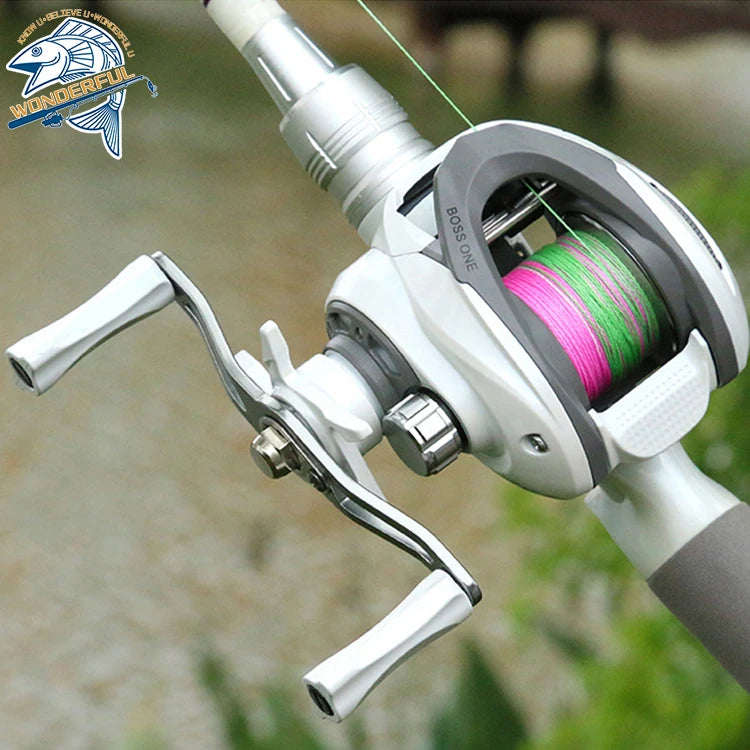 Original Wheel 3+1BB 6.3:1 Gear Ratio Max Drag 5.5kg Baitcasting Fishing Reels