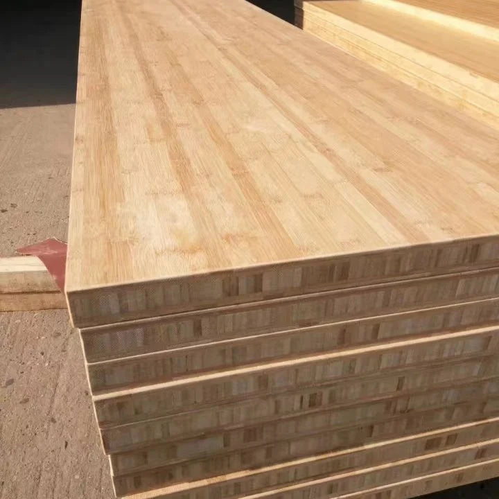 Certified 18mm Natural Bamboo Composite WBP Formwork Plywood for Indoor Flooring Cabinet Template E0 Formaldehyde First-Class