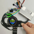 Electric Scooter Instrument L081 Round Color Screen+Finger Shifter+CONTROLLER 6 MOSFET 24v36v48v 350w EBIKE MTB SCOOTER DIY PART