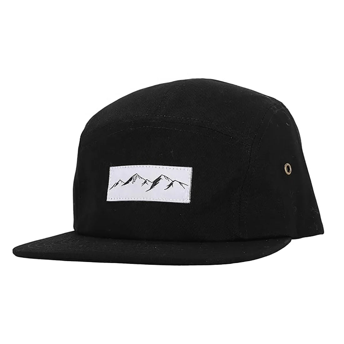 Mens Custom Woven Patch Label logo Waterproof Water Proof Resistant Outdoor Camp Running 5-panel Five 5 Panel Caps Hats for Men