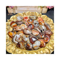 Kindfull Wholesale Crystal Healing Fengshui Lace Agate Palm Sardonyx Palm for Sale