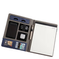 A4 Professional PU Leather Binder Letter Size Writing Padfolio for Interview Resume Business Card Folder Letter Size Filing