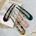 High Quality Fashion Combs Chinese Factory Sale Marble Hair Comb BOW Clips Accessories Comb for Women