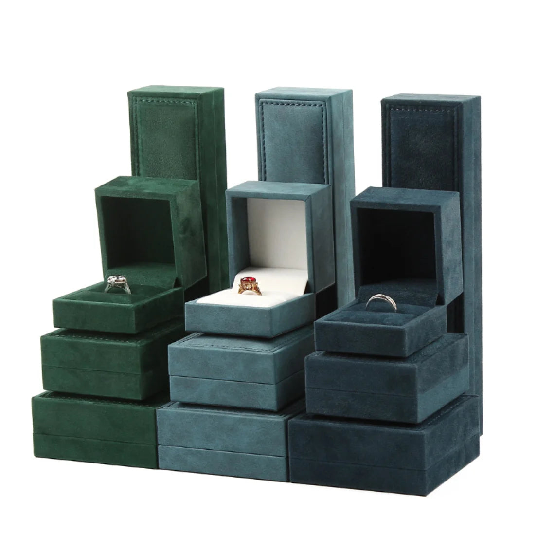 2021 Wholesale Caja De Collar Small Pendant Box Chain Necklace Packaging  Necklace Box