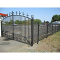 Wrought Iron House Gate Designs Pictures Swing Powder Coated Courtyard European Style