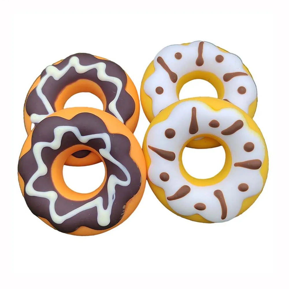 New Sweet 52MM Large Chocolate Donut Doughnut Dessert Flatback Resin Cabochons for Handcraft Accessories Scrapbooking DIY Crafts