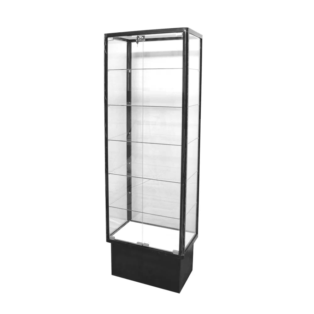 KEWAY Factory Custom Full Vision Glass Display Cabinet With Light