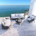 Best Selling Patio Sets Aluminium Garden Sofas Rattan Waterproof Set Furniture Outdoor Sofa
