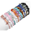 Handmade Fashion Bohemian Adjustable Natural Power Stone Chips Charm Crystal Beads Beaded Bracelet Women Jewelry Bracelets