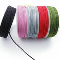 Round Rope Line Hand String Rope 1.5mm  Cotton Mambo Hand Chain Rope Nylon Thread Bracelet for Women Beaded Wear