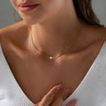 HOVANCI High Fashion Gold Jewelry 18k Gold Plated Wholesale Stainless Steel Multilayer Tarnish Free Cross Necklace for Women