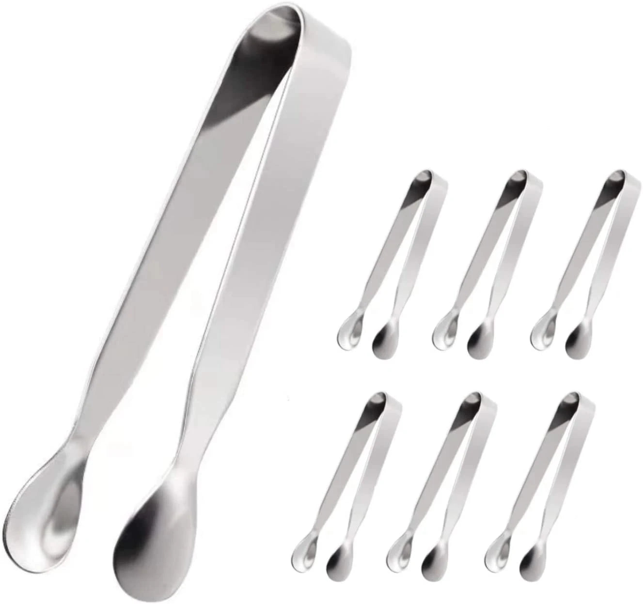 New Arrived Custom Colorful Party Bar BBQ Sugar Mini Clip Bread Food Ice Clamp Ice Tong for Ice Bucket