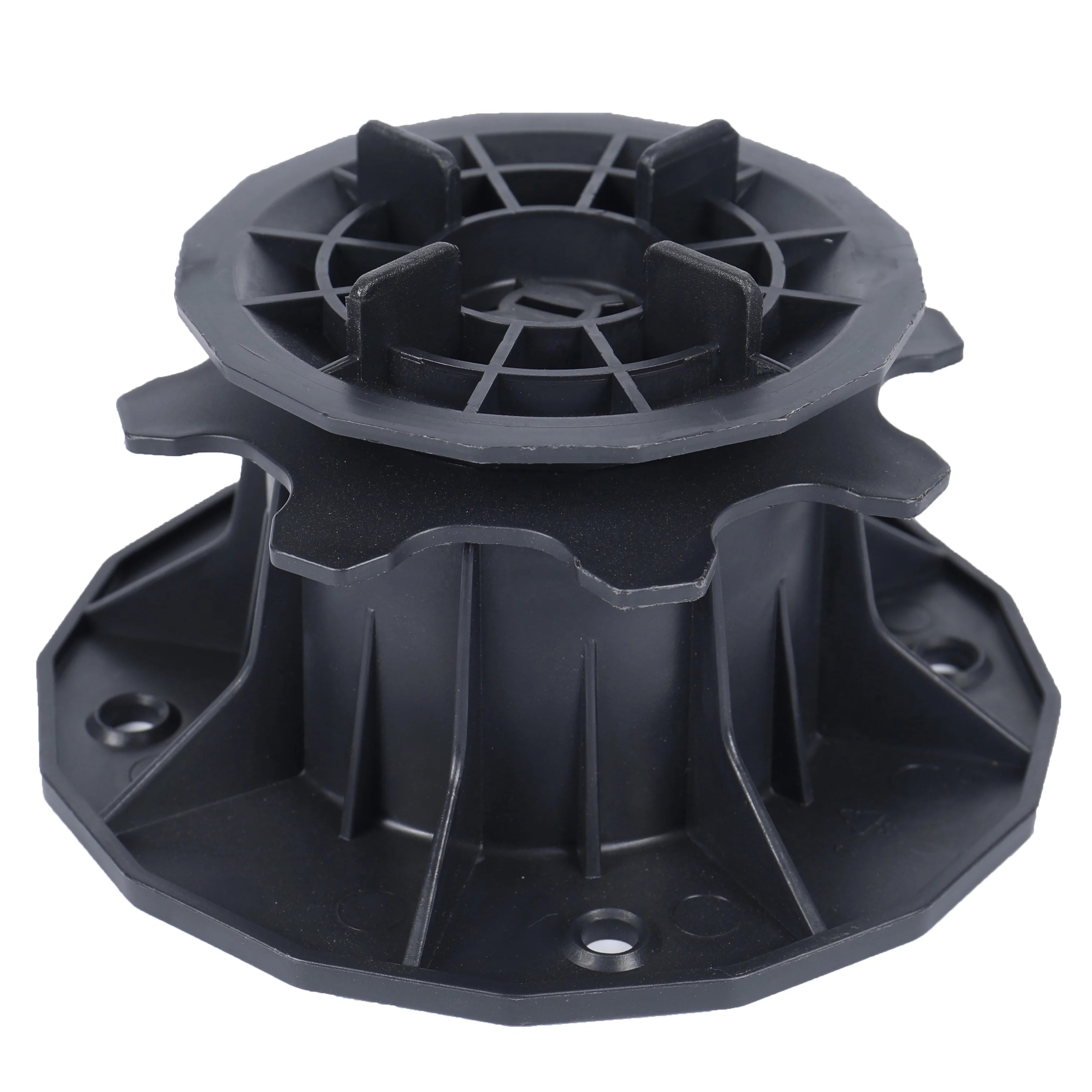 Adjustable Outdoor Paver Pedestal Raised Tile Floor Pedestals 5% Slope Adjustable Self-Leveling Pedestal XF-T204D 75-155 mm