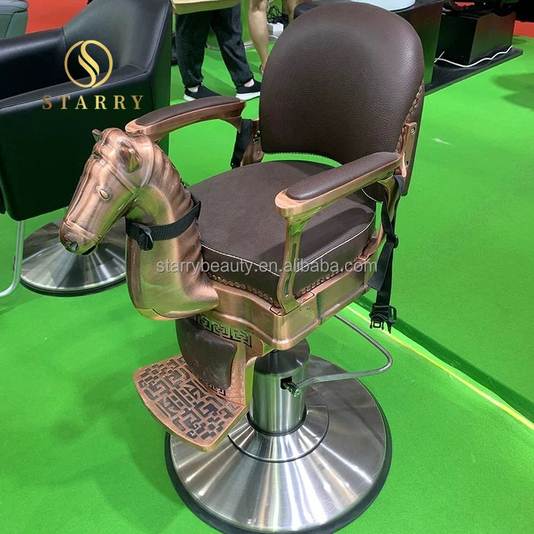 Commercial Synthetic Leather Kids Barber Chairs with Adjustable Height 360 Degrees Rotation for School Hotel Workshop Use Modern