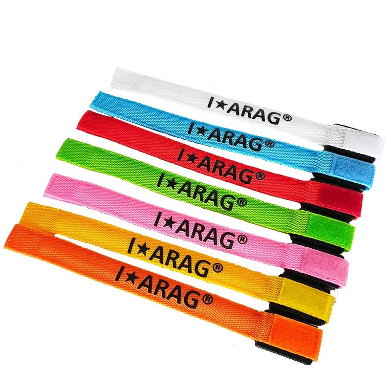 Custom Offset Printing Adjustable Luminous Mode Nylon Flashing LED WristbandGlow in Dark LED Bracelets for Events & Concerts