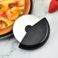 RTS Durable Stainless Steel Blade Pizza Cutter Round Wheel Plastic Kitchen Accessory Custom Logo Metal Tool Customized Packing