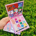 Wholesale Mini 12-Color Eye Shadow Pallets Bright Matte Eyeshadows in Powder Form for Women