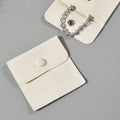 Wholesale Custom Microfiber Snap Jewellery Pouch Multifunctional Packaging Bag for Jewelry Containers