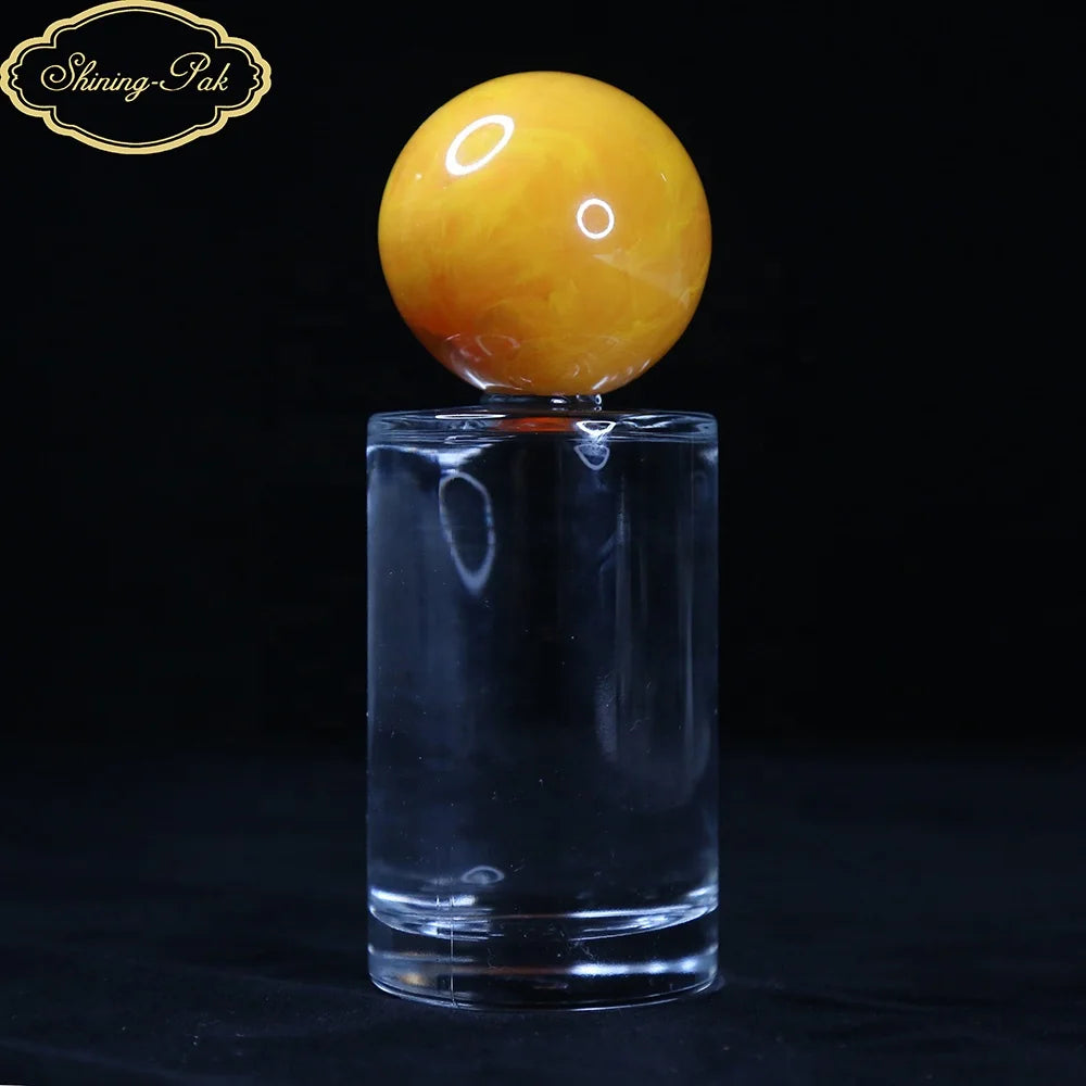 Wholesale Luxury Marbled Resin Perfume Cap Pump Sprayer Smart Lids for Enhancing Bottle Packaging Resin Perfume Bottle Closures