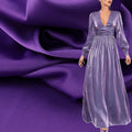 Wholesale 100% Polyester Crepe Back Satin Fabric Wrinkled Non-Stretch Crepe Satin Lightweight Woven for Boys and Girls