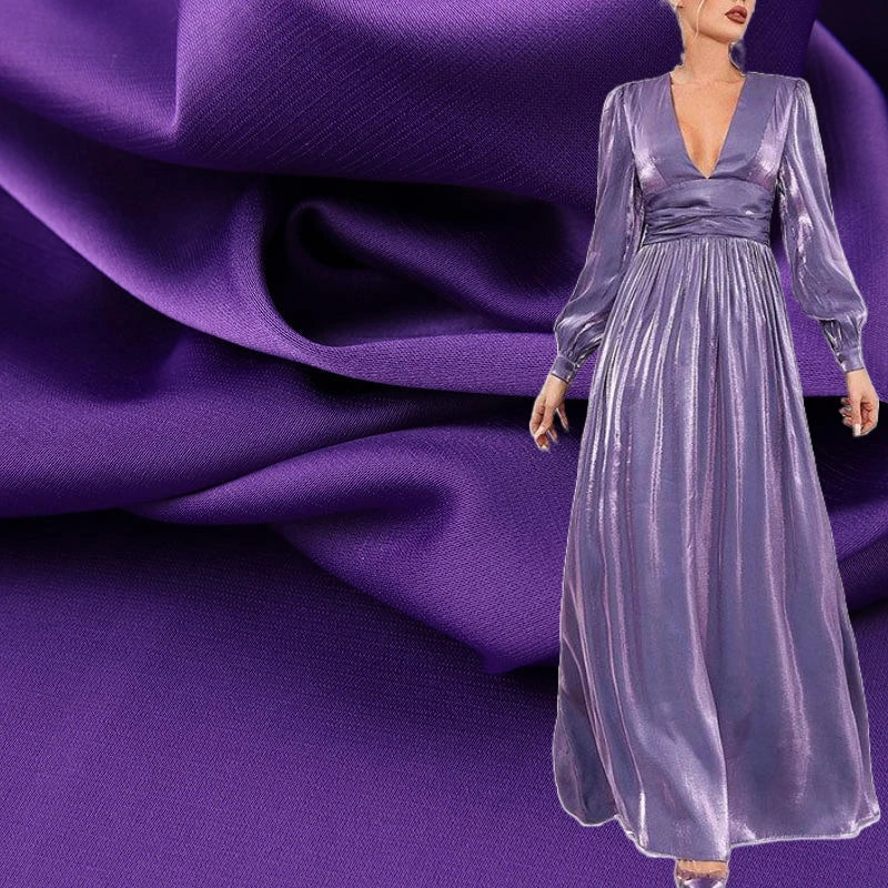 Wholesale 100% Polyester Crepe Back Satin Fabric Wrinkled Non-Stretch Crepe Satin Lightweight Woven for Boys and Girls