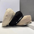 2023 Black Korean Style Beret for Women New Autumn Winter Collection Face-Showing Small French Octagonal Bud Hat Retro
