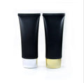 50ml 100ml Black and White Plastic Squeeze Soft Tube Empty Cosmetic Packaging for Facial Cleanser Cream for Skin Care