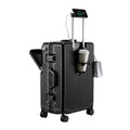 Zipperless Luggage with Spinner Wheels Aluminum Hard Shell Carry-On 20" Travel Bags Luggage Wholesale Products Cabin Suitcase