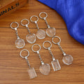 Wholesale Custom 3D Laser Engraved LED Crystal Keychain Small Gift with Personalized Photo Logo