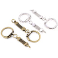 10pcs/lot 60x24mm Key Ring Keychain Lobster Clasps Keychain Keyrings Wholesale DIY Jewelry Making Accessories