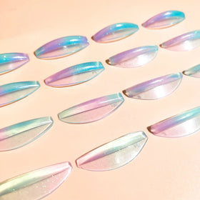 Wholesale Glitter Lash Lift shields Reusable Lash Lift Pad 8 Size with Private Label Korean Eyelash Perming Rod