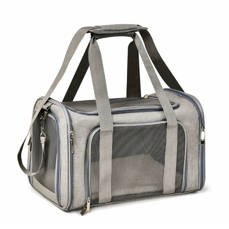 Airline Approved Small Dog Carrier Collapsible Backpack Luxury Puppy Pets Travel Carry Bag for Car Seat
