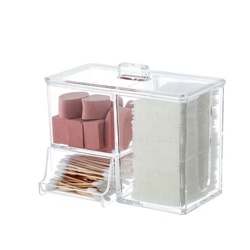 Wholesale clear High-end Creative Organizer Swap Storage Box  Makeup Storage Box