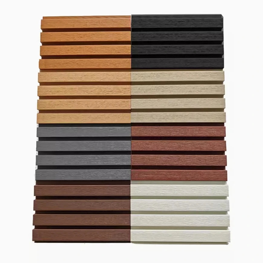 Wood Plastic Wall Fluted Cladding Decorative Outdoor Wpc Wall Panel & Boards