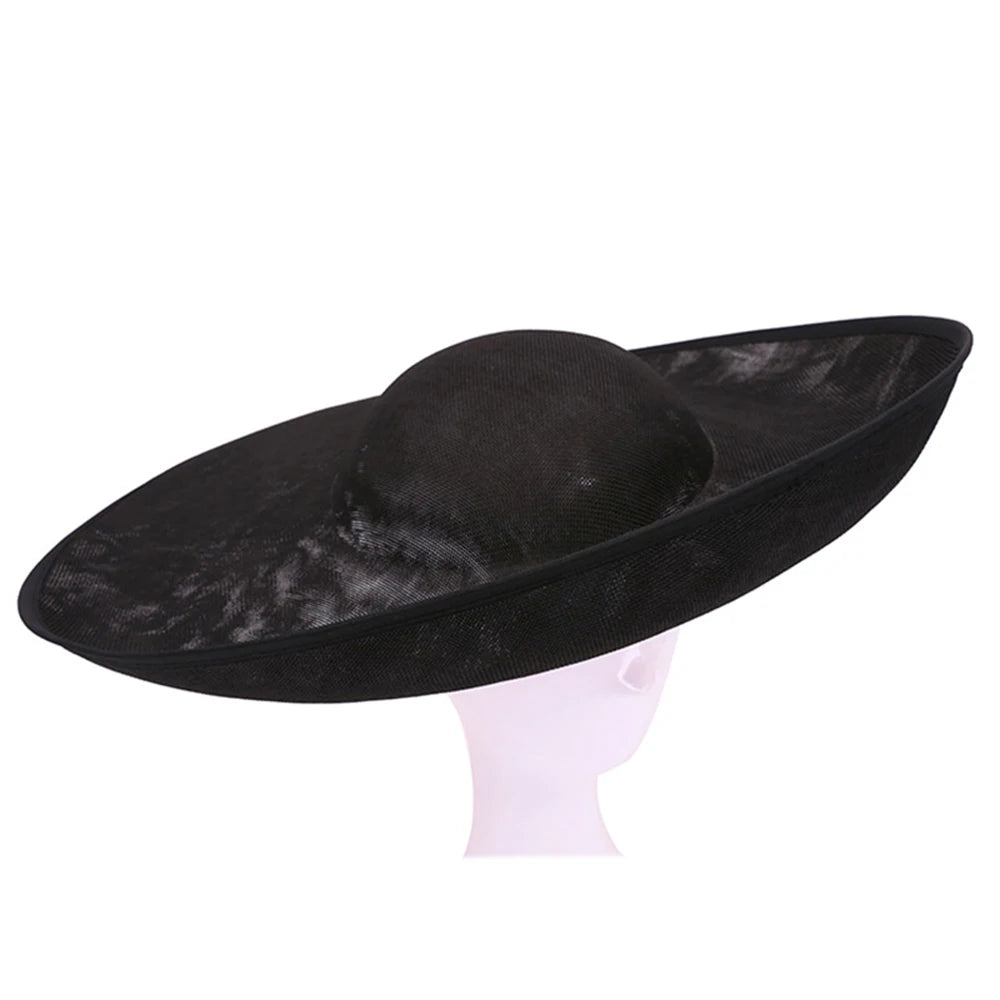 Latest Vintage Women Bridal Wedding Fascinator Hats New Design Ladies Kentuchy Derby  Church Ascot Royal Sinamay Hat