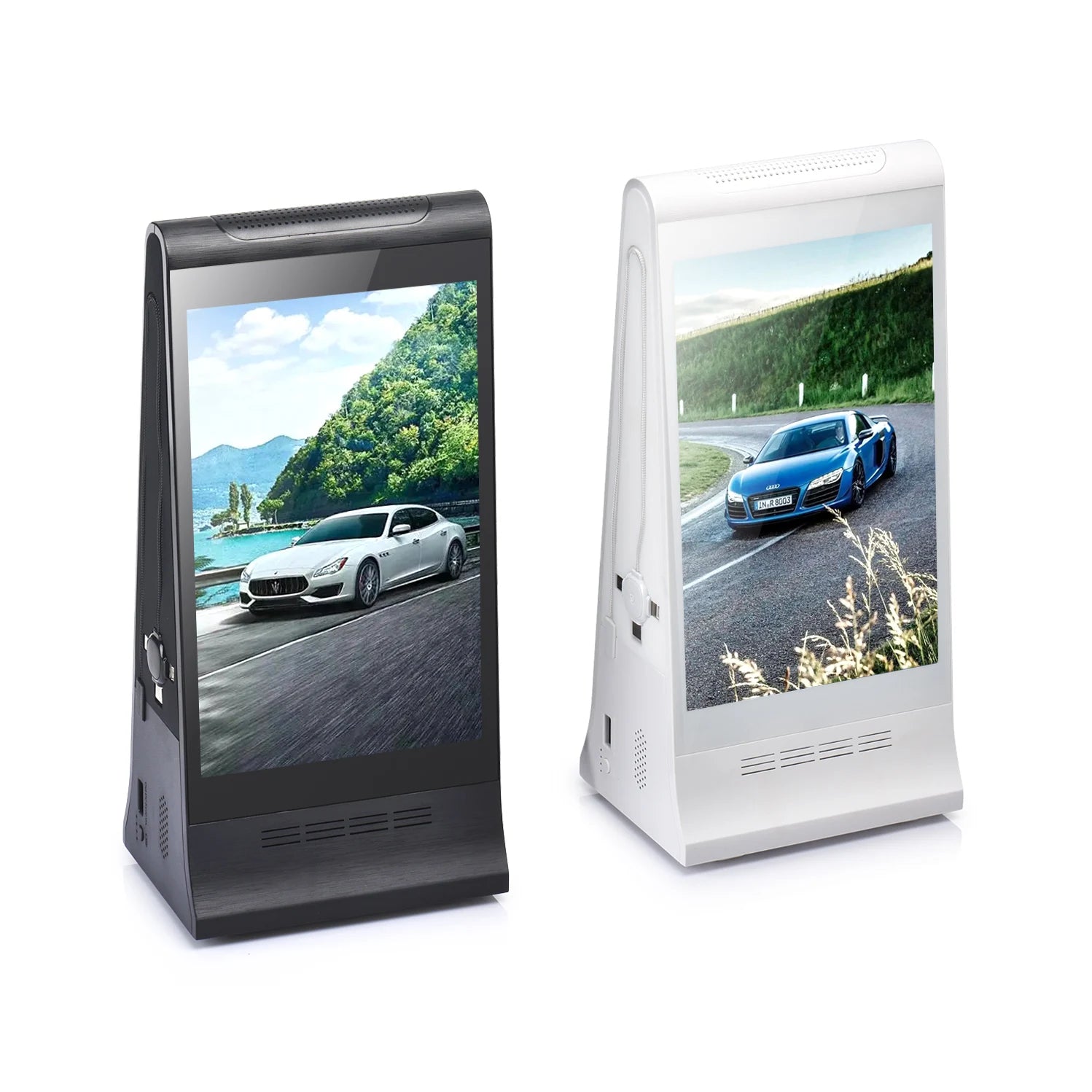 FYD-868 Plus X Hot Selling Double 8 Inch LCD Touch Screen Android Table Advertising Display Restaurant Digital Menu Display