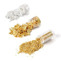 High Quality 1G 2G 5G 24K Gold Leaf Flakes Hot Product Gold Foil for Nail Art Diy Decoration