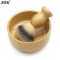 1pc 100% Bamboo Shaving Bowl Soap Foaming Mug Mask Cream DIY Bowl