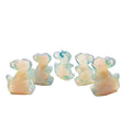 HZ Crystal Mix Gemstone Cute Animal Carved Crystal Agate Squirrel for Decoration