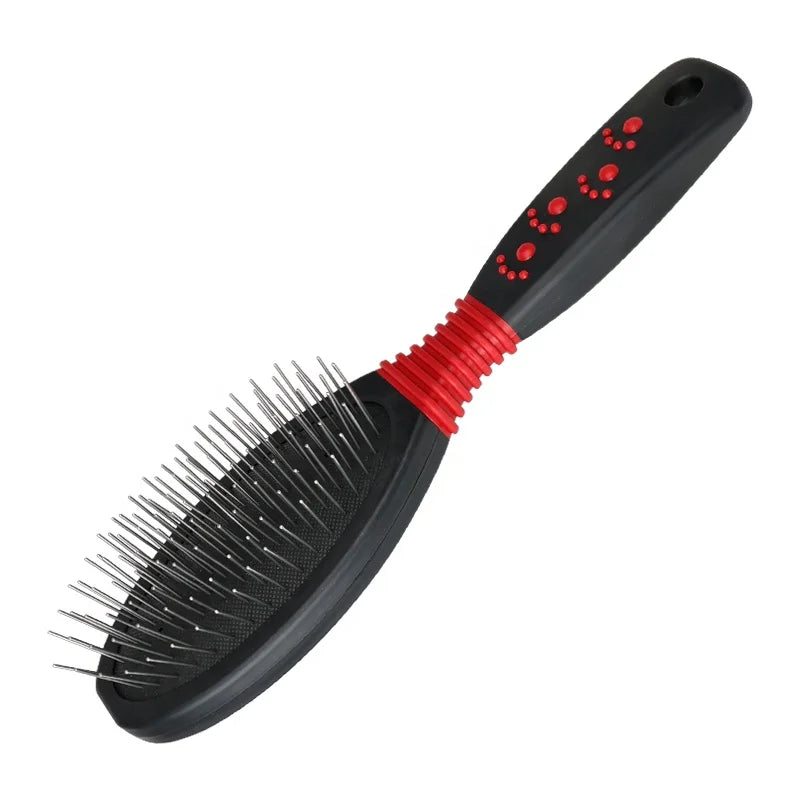 Factory Wholesale Color Box Packaging Long Pin Cat Hair Comb Brush Cepillo Para Perro Dog Pet Grooming Needle Brush
