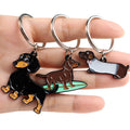 Luxury Fashion Manufacturers Metal Key Chain Ring Charms Keyring Custom Enamel Animal Dog Keychains Accessories for Girls