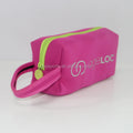 Wholesale Large Capacity Neoprene Cosmetic Bag - Water Resistant Zipper Makeup Bag with Handle Letter Pattern for Travel/OEM