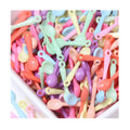 500g?lot Colorful Simulation Spoon Miniature Acrylic Pendants Charms for Bracelets Necklace Key Chain Component