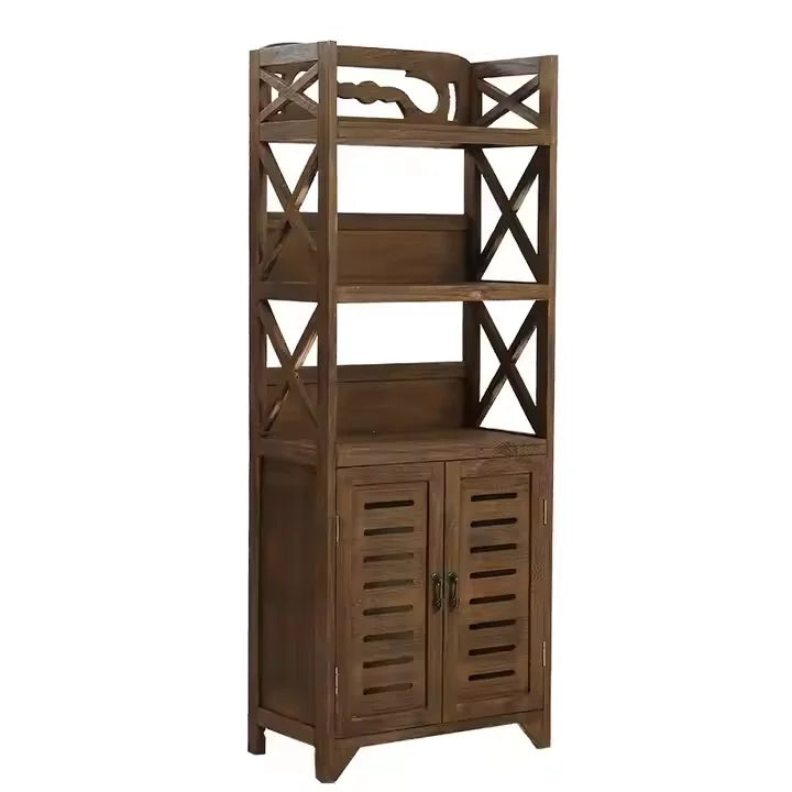 Factory Hot Wholesale Wooden Display Rack Cabinet for Living Room Furniture and Office