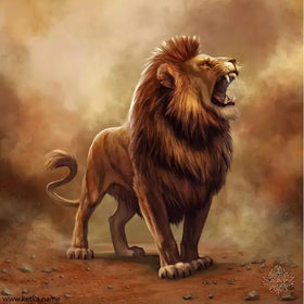 Chenistory Picture of lion Roaring Painting by Numbers OEM&ODM Digital Painting Canvas Home Decor