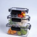 Hot Selling Food Pantry Organization Storage Bins Stackable with Lids Clear Plastic Multifunction Design Customizable Sizes