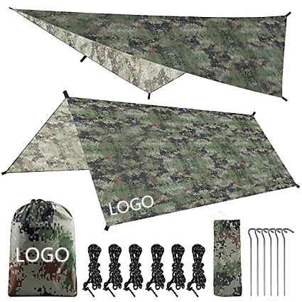 Woqi Outdoor Camping Portable Sunshade Shelter Rain Fly Tarp 2020 New Tarp Tent Tarp Camping Good Quality