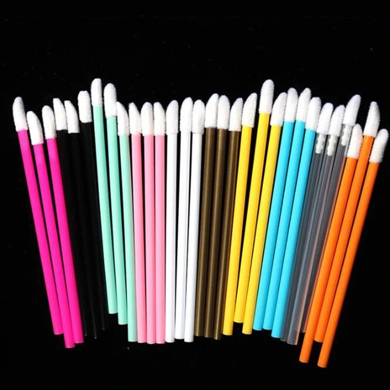 Lip Brushes Disposable Cosmetic Lip Brush Lipstick Lip Glossy Wands Cleaner Applicator Eyeshadow Makeup Brush Tool MegaBDM