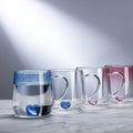 Wholesale Nordic Creative Three-dimensional Shape Special Design Couple Cute Water Glass Cup